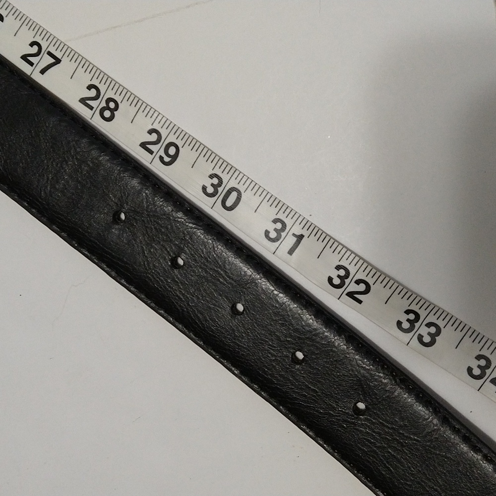 Men's Reversible Stretch Wide Black/Brown Belt Size 32 New #1140 - Picture 7 of 8